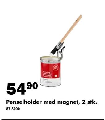 Biltema Penselholder med magnet, 2 stk tilbud