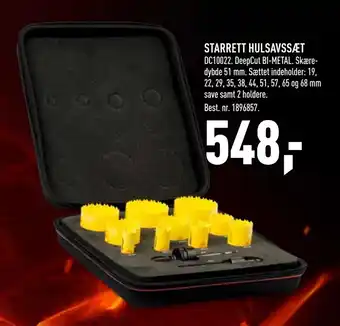 STARRETT HULSAVSSÆT