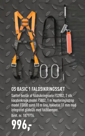 OS BASIC 1 FALDSIKRINGSSÆT