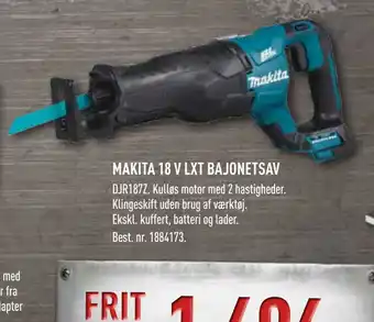 Johannes Fog MAKITA 18 V LXT BAJONETSAV tilbud