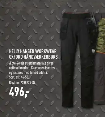 Johannes Fog HELLY HANSEN WORKWEAR OXFORD HÅNDVÆRKERBUKS tilbud