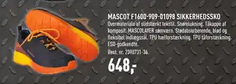 Johannes Fog MASCOT F1600-909-01098 SIKKERHEDSSKO tilbud