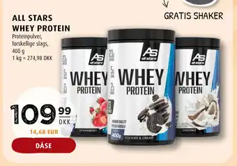 Scandinavian Park ALL STARS WHEY PROTEIN tilbud