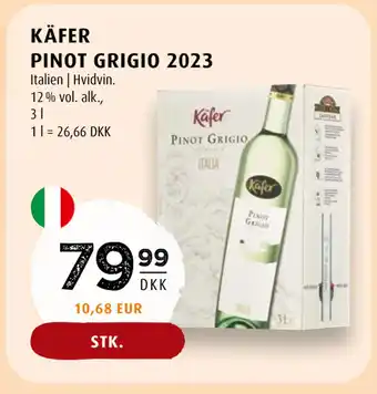 Scandinavian Park KÄFER PINOT GRIGIO 2023 tilbud