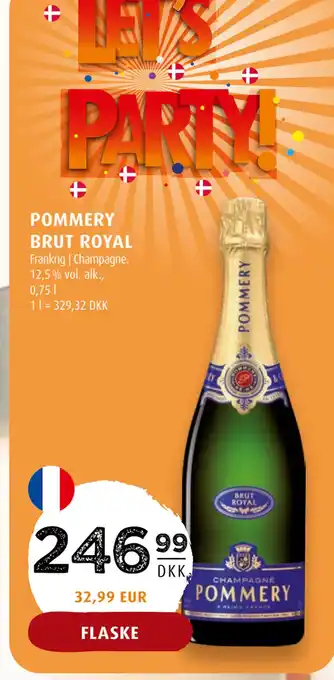 Scandinavian Park POMMERY BRUT ROYAL tilbud