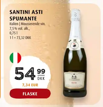 Scandinavian Park SANTINI ASTI SPUMANTE tilbud