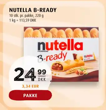 Scandinavian Park NUTELLA B-READY tilbud