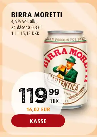 Scandinavian Park BIRRA MORETTI tilbud