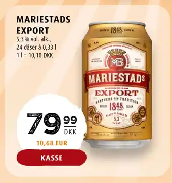 Scandinavian Park MARIESTADS EXPORT tilbud