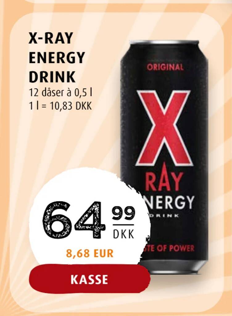 XRAY ENERGY DRINK tilbud hos Scandinavian Park