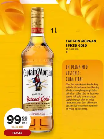 Scandinavian Park CAPTAIN MORGAN SPICED GOLD tilbud