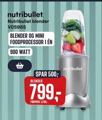 Skousen Nutribullet blender V05985 tilbud