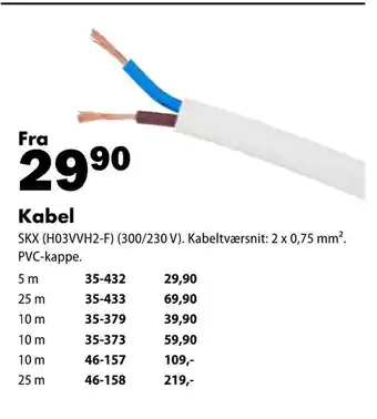 Biltema Kabel tilbud
