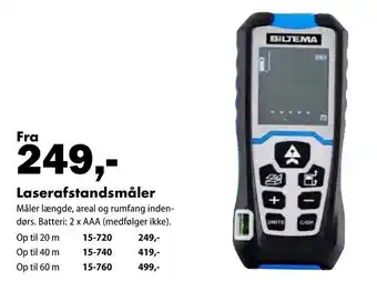 Laserafstandsmåler