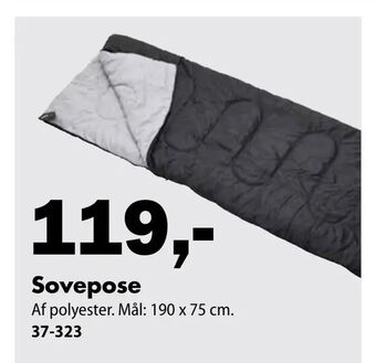 Biltema Sovepose tilbud