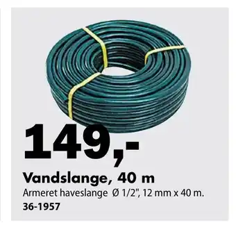 Biltema Vandslange, 40 m tilbud