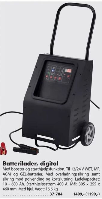 Biltema Batterilader, digital tilbud