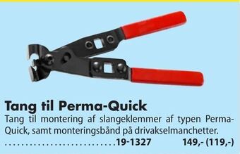 Biltema Tang til Perma-Quick tilbud