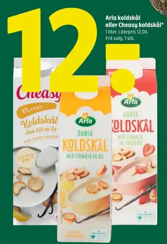 Coop 365 Arla koldskål eller Cheasy koldskål* tilbud