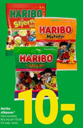 Coop 365 Haribo slikposer* tilbud