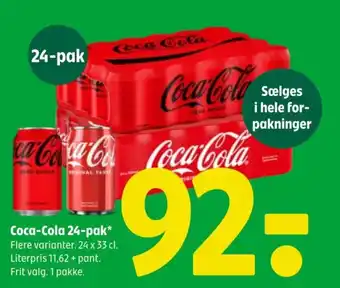 Coop 365 Coca-Cola 24-pak* tilbud