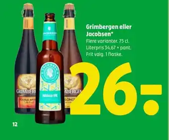 Coop 365 Grimbergen eller Jacobsen* tilbud