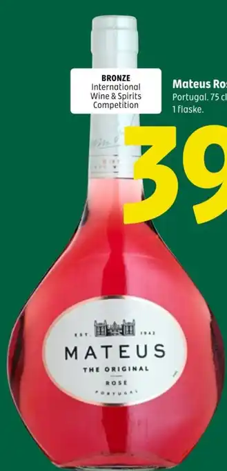 Coop 365 Mateus Rosé tilbud