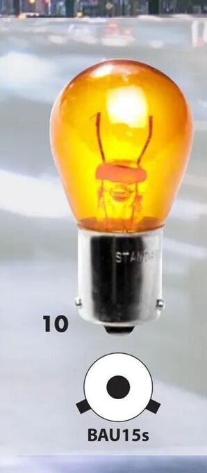 Biltema Pærer, 12 V, orange, 2 stk tilbud