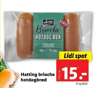 Lidl Hatting brioche hotdogbrød tilbud