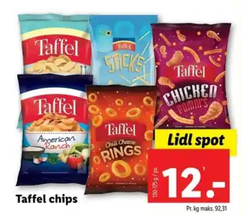 Lidl Taffel chips tilbud