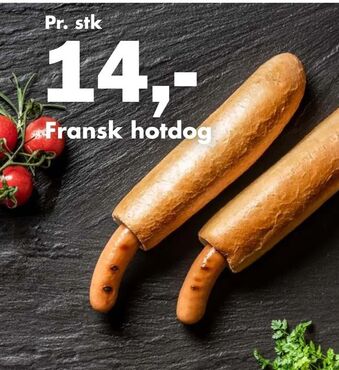 Biltema Fransk hotdog tilbud