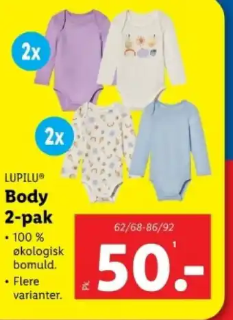 Lidl Body 2-pak tilbud