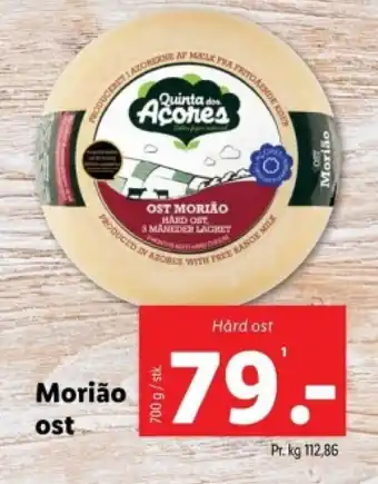 Lidl Morião ost tilbud