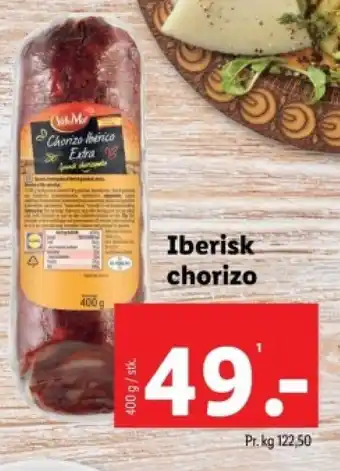 Lidl Iberisk chorizo tilbud