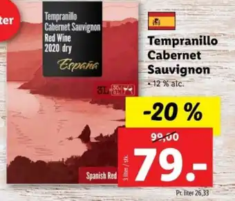 Lidl Tempranillo Cabernet Sauvignon tilbud