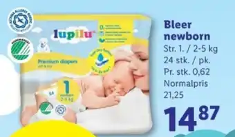 Lidl Bleer newborn tilbud