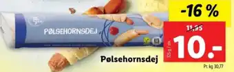 Lidl Pølsehornsdej tilbud