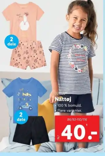 Lidl Nattøj tilbud