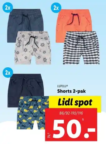 Lidl Shorts 2-pak tilbud
