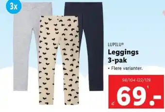 Lidl Leggings 3-pak tilbud