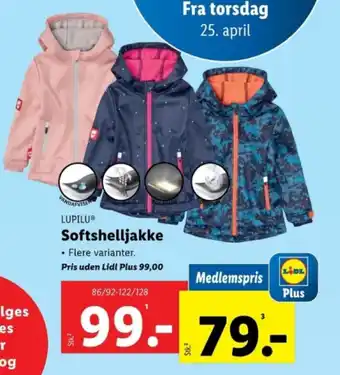 Lidl Softshelljakke tilbud