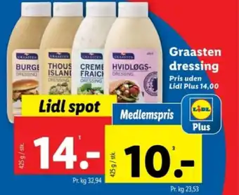 Lidl Graasten dressing tilbud