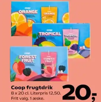 Kvickly Coop frugtdrik tilbud