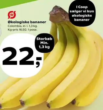 Kvickly Økologiske bananer tilbud