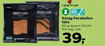 Kvickly Smag Forskellen laks tilbud