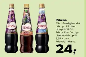 Kvickly Ribena tilbud