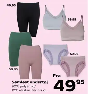 Kvickly Sømløst undertøj tilbud