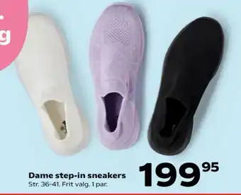 Kvickly Dame step-in sneakers tilbud