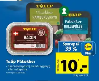 Lidl Tulip Pålækker tilbud
