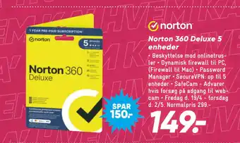 Bilka Norton 360 Deluxe 5 enheder tilbud